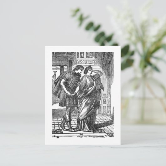 Midzomer Night's-Dream Briefkaart (Staand voorkant)