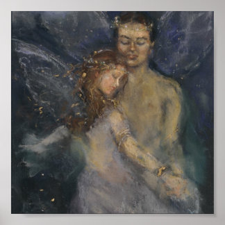 Midzomer Night's Dream Fairies van Bonnie LeMay Poster