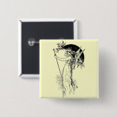 Midzomer Nights Dream Vierkante Button 5,1 Cm (Voorkant /achterkant)