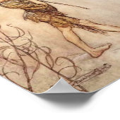 Midzomer Night's droom Puck Arthur Rackham Poster (Hoek)