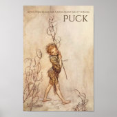 Midzomer Night's droom Puck Arthur Rackham Poster (Voorkant)