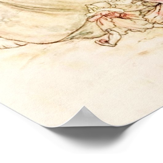 Midzomer Night's droom Titania Arthur Rackham Poster (Hoek)