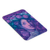 Midzomer-Pet, Summer Fantasy Surreal Portret Art Magneet (Rechterzijde)