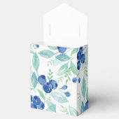 Midzomer Rustic Blueberry Berry Summer Pattern Bedankdoosjes (Geopend)