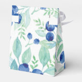 Midzomer Rustic Blueberry Berry Summer Pattern Bedankdoosjes (Achterkant)