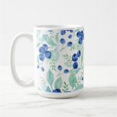 Midzomer Rustic Blueberry Berry Summer Pattern Koffiemok (Links)