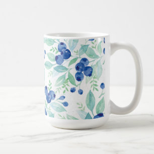 Midzomer Rustic Blueberry Berry Summer Pattern Koffiemok