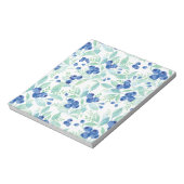 Midzomer Rustic Blueberry Berry Summer Pattern Notitieblok (Linkerzijde)