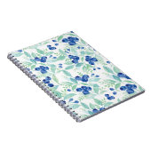 Midzomer Rustic Blueberry Berry Summer Pattern Notitieboek (Rechterzijde)
