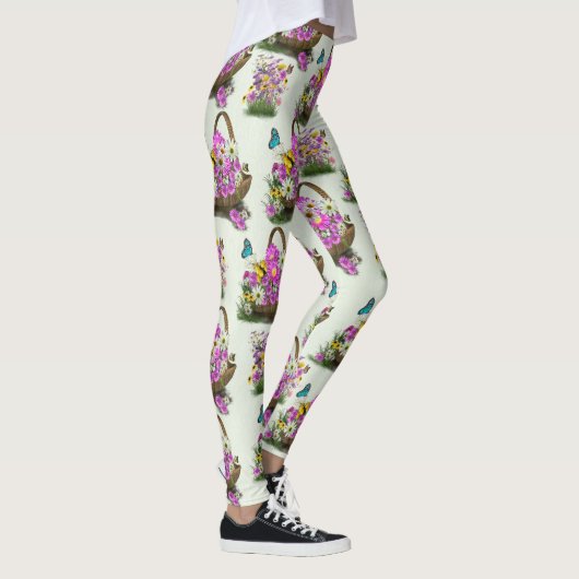 Midzomer Spring Festival Flowers Leggings (Rechts)