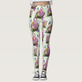 Midzomer Spring Festival Flowers Leggings (Voorkant)