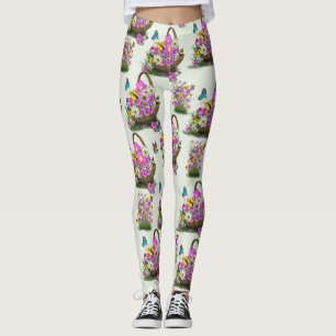 Midzomer Spring Festival Flowers Leggings