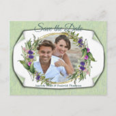 Midzomer Spring Flowers Aankondigingskaart (Voorkant)