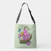 Midzomer Spring Flowers Crossbody Tas (Achterkant)