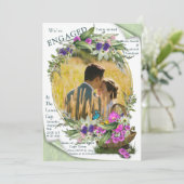 Midzomer Spring Flowers Kaart (Staand voorkant)