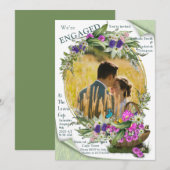 Midzomer Spring Flowers Kaart (Voorkant / Achterkant)