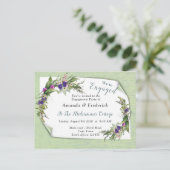 Midzomer Spring Flowers Uitnodiging Briefkaart (Staand voorkant)