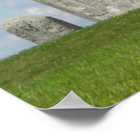 Midzomer Stonehenge Poster (Hoek)