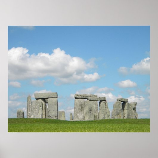 Midzomer Stonehenge Poster (Voorkant)