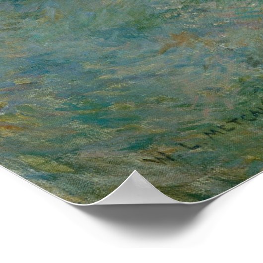 Midzomer Twilight W. L. Metcalf Fine Art Poster (Hoek)