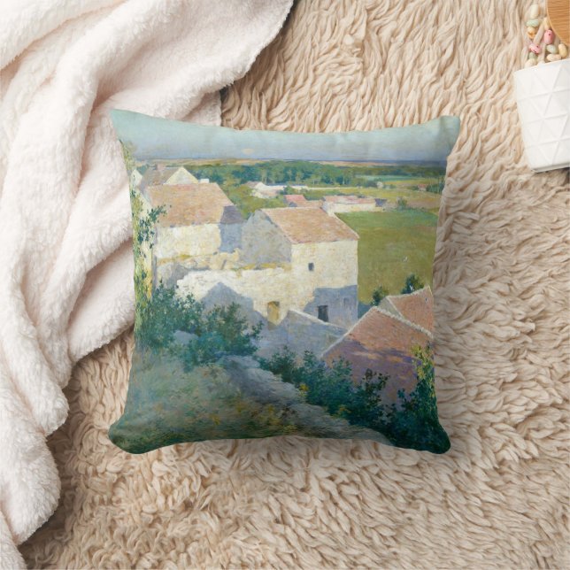 Midzomer Twilight Willard Metcalf Fine Art Kussen (Deken)