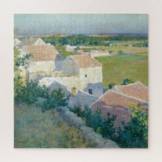 Midzomer Twilight Willard Metcalf Fine Art Legpuzzel (Verticaal)