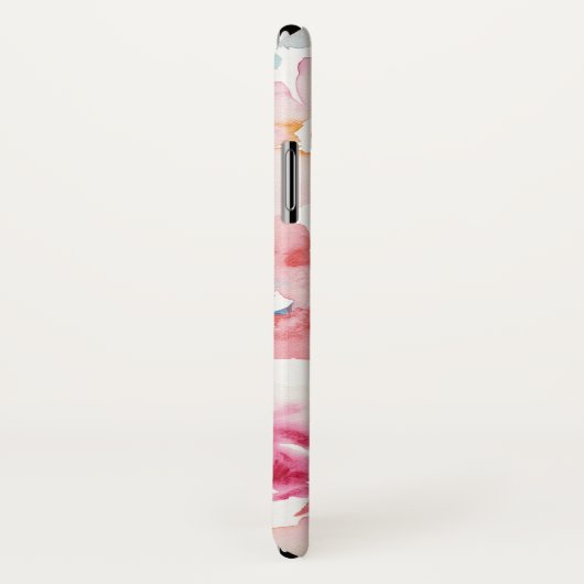 Midzomer | Waterverf Roze Floral Case-Mate iPhone Case (Achterkant / rechts)