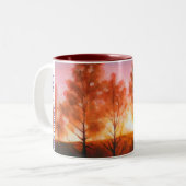 Midzomer Zondag Tweekleurige Koffiemok (Voorkant links)