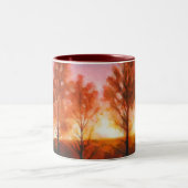 Midzomer Zondag Tweekleurige Koffiemok (Center)