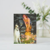Midzomeravond - Borzoi Briefkaart (Staand voorkant)