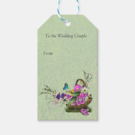 Midzomerbloemen Cadeaulabel