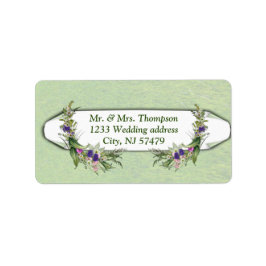 Midzomerbloemen Etiket