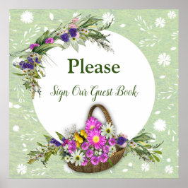 Midzomerbloemen Poster