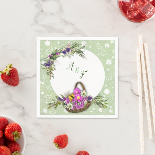 Midzomerbloemen Servet (Insitu)