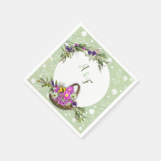 Midzomerbloemen Servet (Hoek)