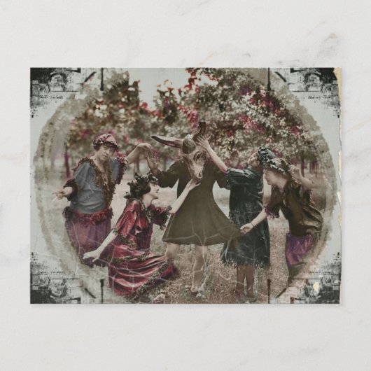 midzomerfeestdag uitnodiging briefkaart (Voorkant)