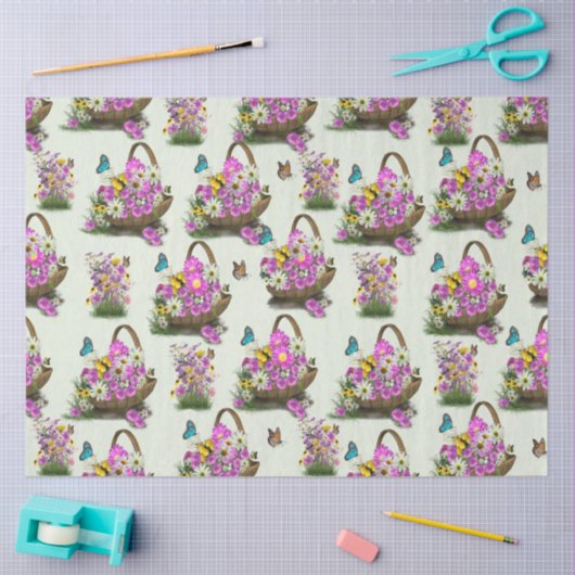 Midzomerlentemerkampen Tissuepapier (Craft)