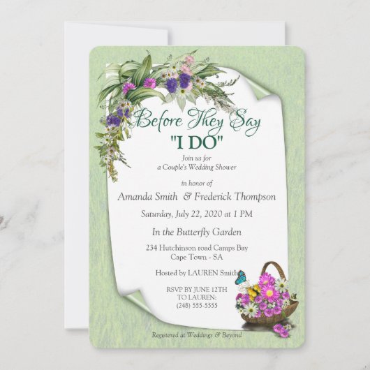 Midzomerlenteparen Kaart (Voorkant)