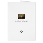 Midzomernacht door Grimshaw,  Victoriaans kunst (Achterkant)