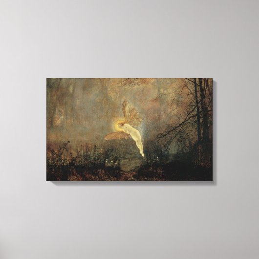 Midzomernacht door Grimshaw,  Victoriaans kunst Canvas Afdruk (Voorkant)