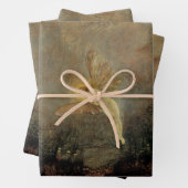 Midzomernacht door Grimshaw,  Victoriaans kunst Inpakpapier Vel (In situ)