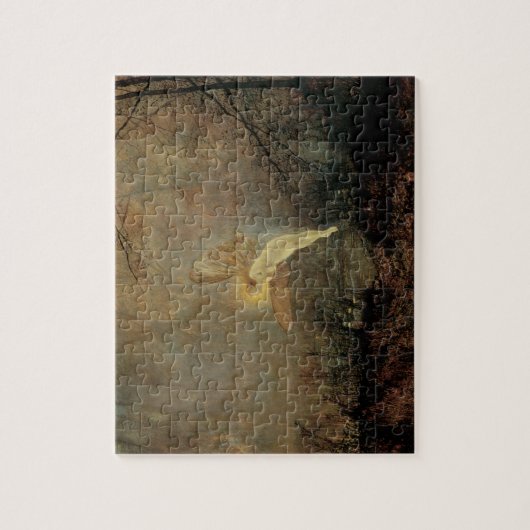 Midzomernacht door Grimshaw,  Victoriaans kunst Legpuzzel (Verticaal)