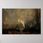 Midzomernacht door Grimshaw, Victoriaans kunst Poster (Voorkant)