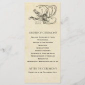 Midzomernacht droom bruiloft programma programmakaart (Achterkant)