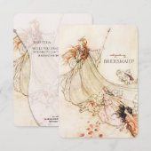 Midzomernacht droom Word jij mijn bruidsmeisje? Kaart (Voorkant / Achterkant)