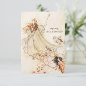 Midzomernacht droom Word jij mijn bruidsmeisje? Kaart (Staand voorkant)