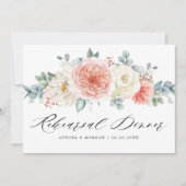 Midzomerperstaaf Floral repetitie dinaal Kaart (Voorkant)