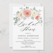 Midzomerperzikpoeder Roze Vrijgezellenfeest Kaart (Voorkant)