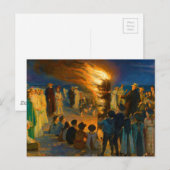 Midzomer's Eve Bonfire on Skagen (1906) Briefkaart (Voorkant / Achterkant)