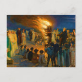 Midzomer's Eve Bonfire on Skagen (1906) Briefkaart (Voorkant)